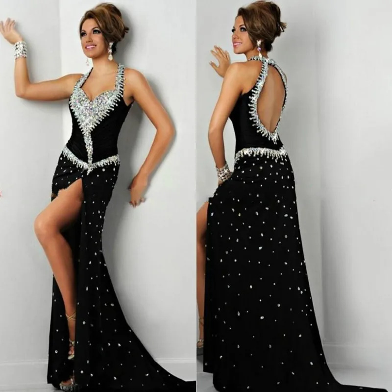 Black Crystal Prom Dress Dresses Dressesss Black Crystal Prom Dress