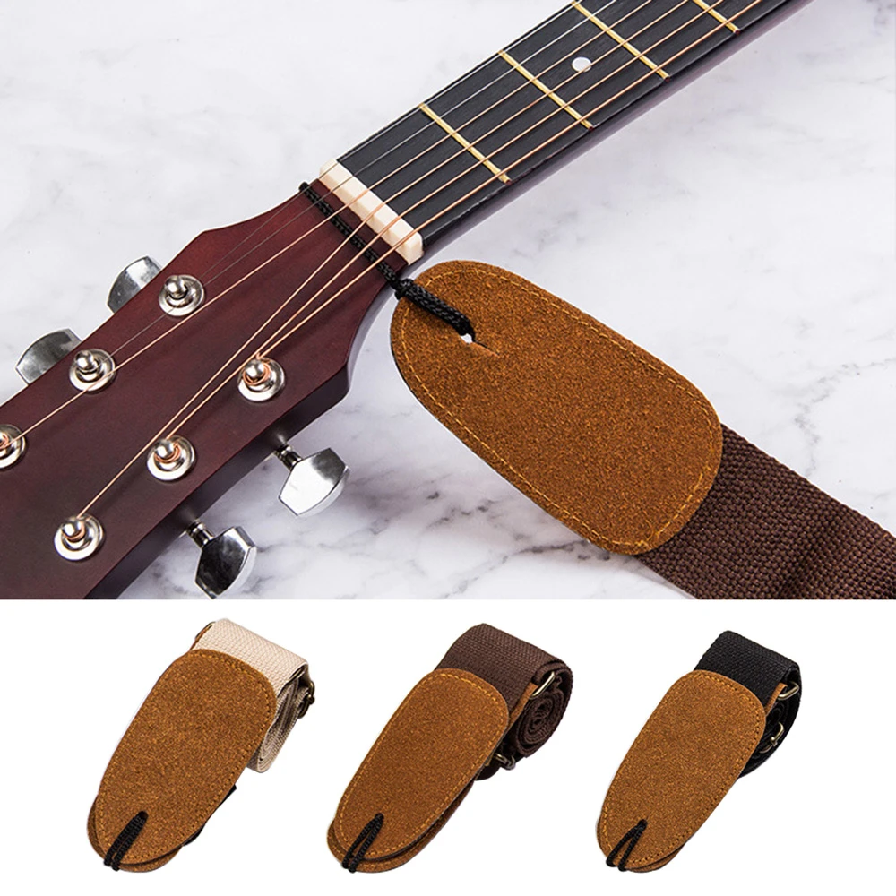 Correa de guitarra de algodón ajustable, Correa con extremos de cuero para todo de GTB A de guitarra, correa de hombro para guitarra eléctrica acústica|Cinchas| - AliExpress