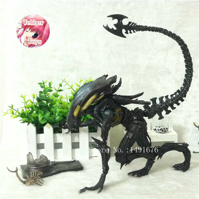 

Alien Action Figure Playarts Kai Anime Toy Game Lurker Collection Model Toy Play Arts Kai Alien Figures 25cm