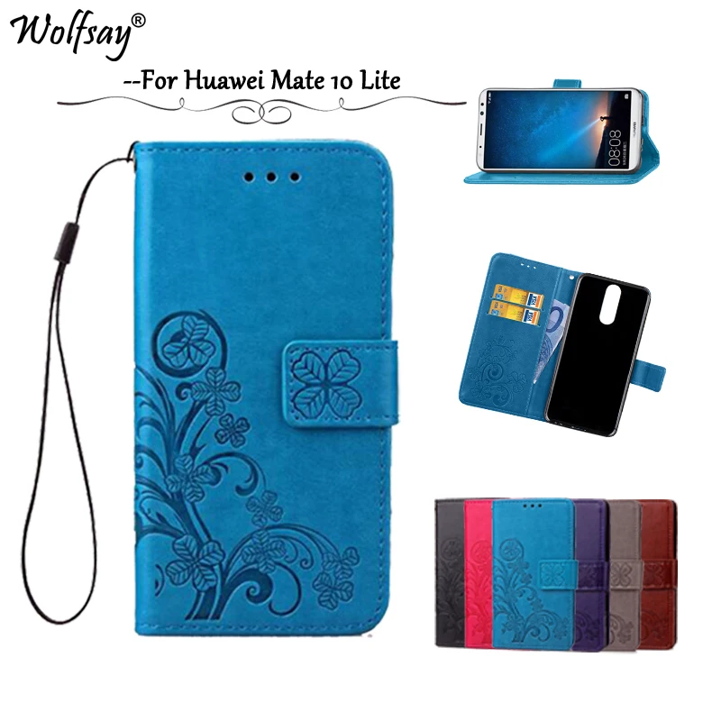 

Fundas Huawei Mate 10 Lite Case Mate 10 Lite Leather Case Flip Wallet Case Huawei Mate 10 Lite TPU Phone Cover Huawei Nova 2i