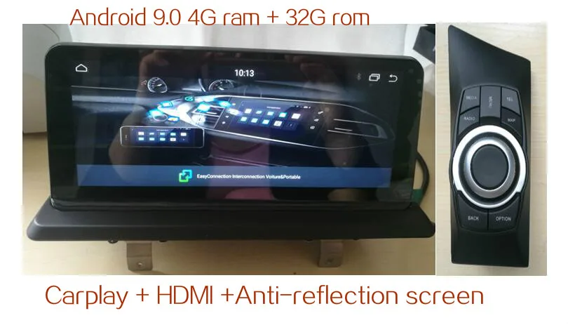 

Anti-Reflection Screen HDMI 10.25" Android 9.0 Car monitor for BMW 1series E81 E82 E87 E88 Stereo Radio Vedio Audio Media Navi