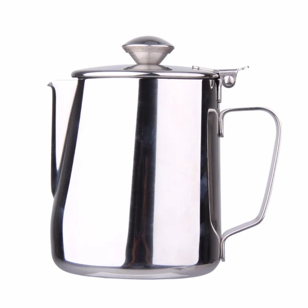 Stainless Steel Milk Coffee Frothing Pitcher Tea Jug Kitchen Thermo Cup Coffee Mug Milk Tea Pot