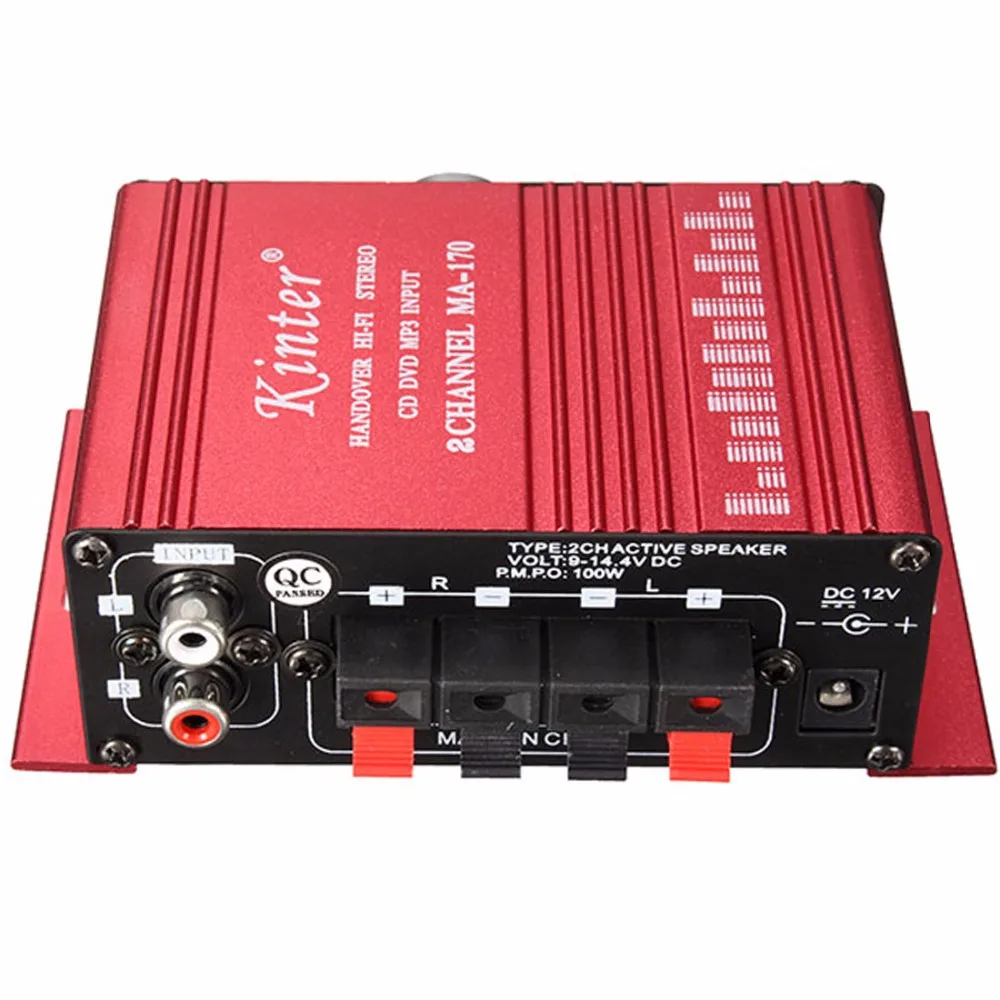 Мини 2CH Hi Fi Цифровой Автомобильный стереоусилитель звуковой режим усилитель