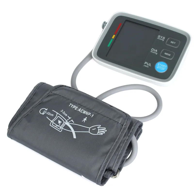 

Fully Arm Blood Pressure Upper Heart Beat Meter Gauge Monitor Automatic Digital LCD Health Monitor