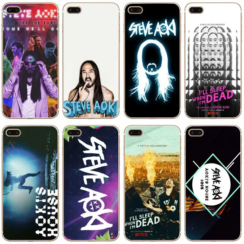 H262 Steve Aoki Transparent Hard Thin Case Cover For Apple