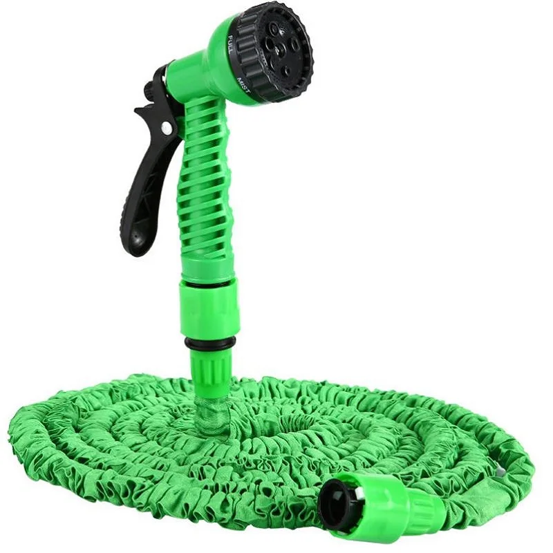 

Green 25FT-100FT Garden Hose Expandable Magic Flexible Water Hose EU Hose Plastic Hoses Pipe With Spray Gun To Watering
