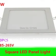 DHL 10 шт./лот 15 Вт Led Панель площадь светодиодный потолочный светильник 220 В 110 В для дома и сада Вечерние живут кроватями