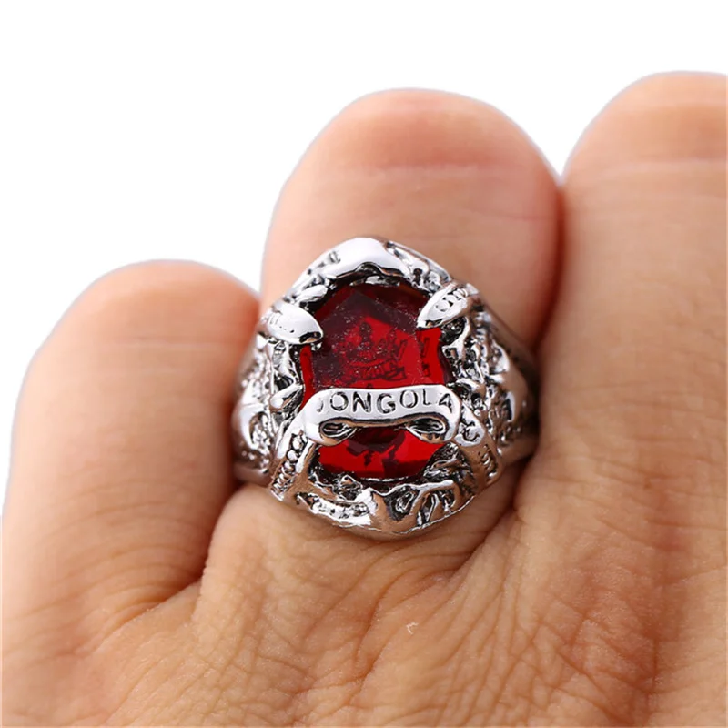 

Hot Katekyo Hitman Reborn Vongola Ring Animation Size 8 Rings Revolving Colorful Stone Inset Men Women Gift Accessory Jewelry