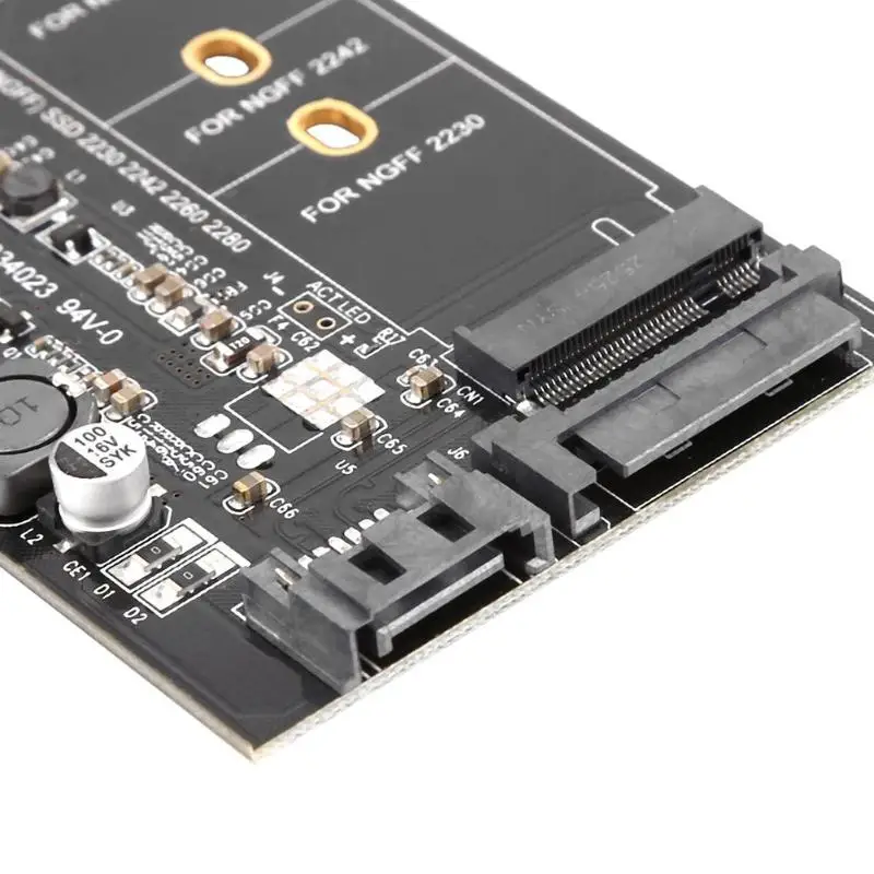 Двойной USB3.0 1 порт Тип-c M.2 Адаптерная плата PCIe M2 SSD SATA B Ключ к PCI-e 3,0 конвертер контроллера карты для 2280 2260 2242 2230 NGFF