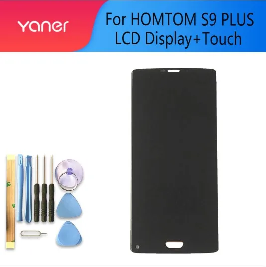 YANER для HOMTOM S9 PLUS ЖК-дисплей+ инструмент для ремонта сенсорного экрана в сборе запчасти 5,99 ''Замена для HOMTOM S9 plus+ Инструменты