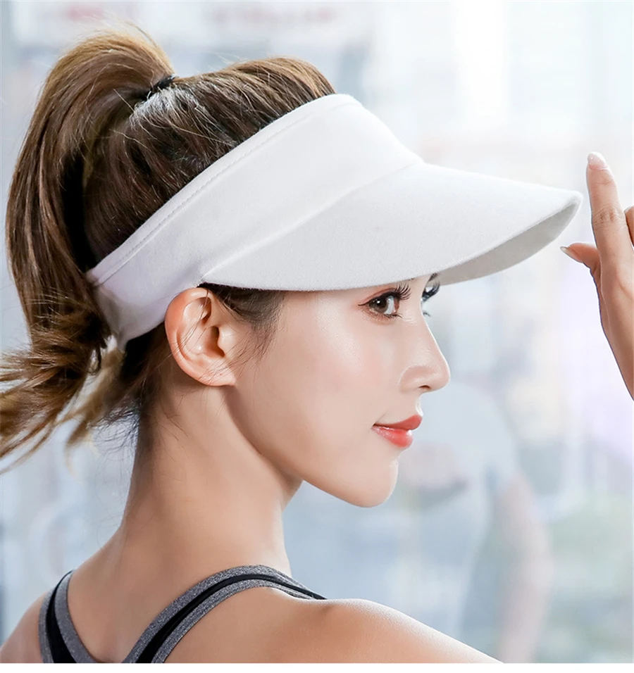 women-men-outdoor-running-Cap-Sport-Marathon-visor-cap-For-Tennis-Golf-Offer-Vacuum-Top-Visor-Cap-Women's-Sunblock-Hats (4)
