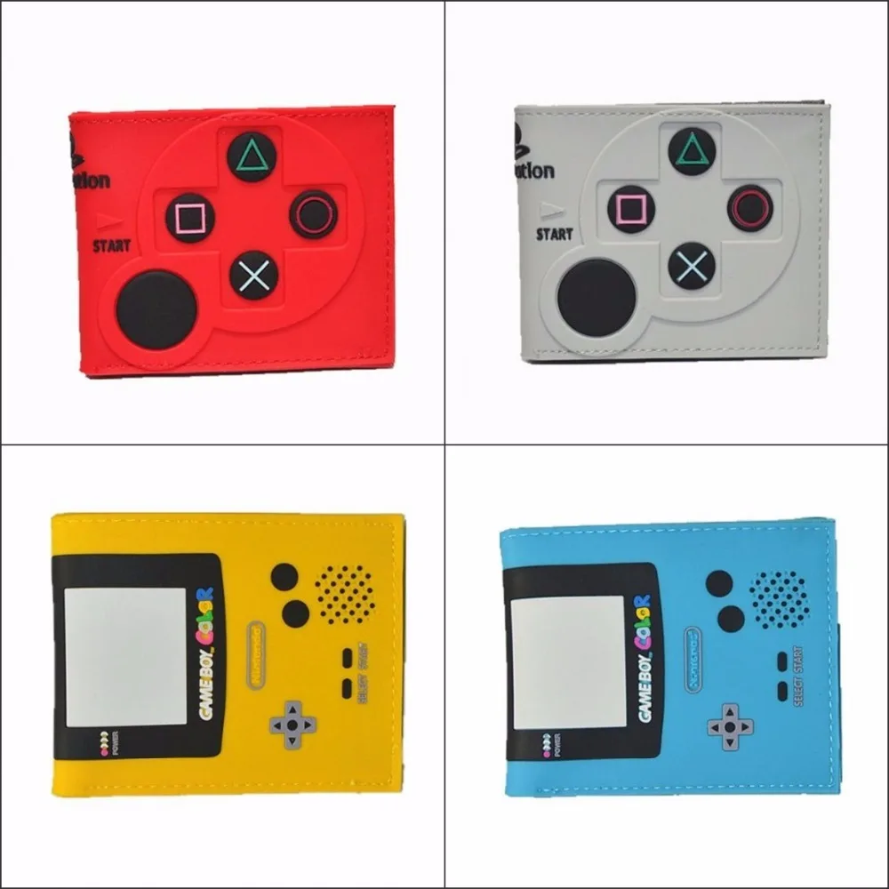 

Game cartoon wallet playstation handle cardholder console The controller cosplay short wallet boy girl cool gift 12 style