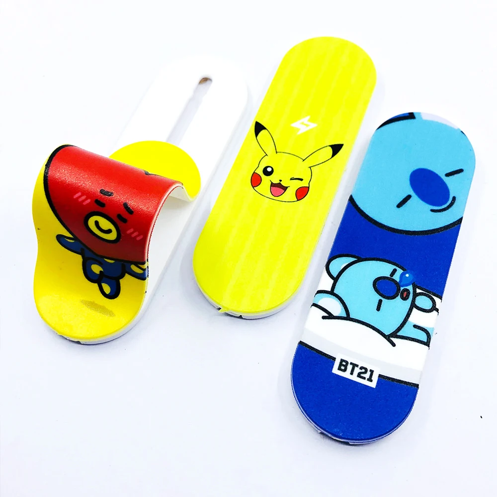 

KPOP BTS BT21 TATA CHIMMY MANG KOYA Cell Phone Bracket Cartoon Stretch Phone Expanding Phone Stand Finger Holder Accessories