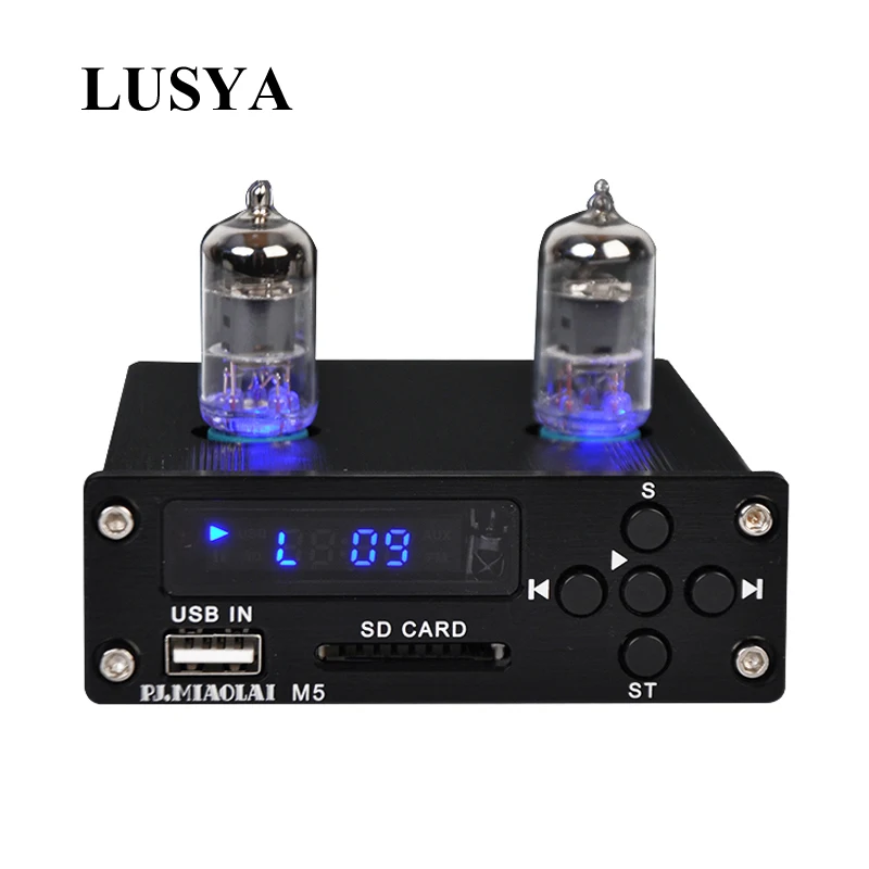 Lusya HIFI 6J1 ламповый предусилитель SP3306AL высокого качества без потерь APE WMA MP3 FLAC WAV музыкальный плеер дистанционный предусилитель