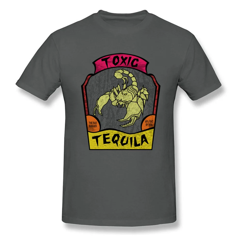 Toxic Tequila T-Shirt Funny Short Sleeve Funny Crewneck Pure Cotton Tops Shirts Design T Shirt for Men Lovers Day Toxic Tequila carbon