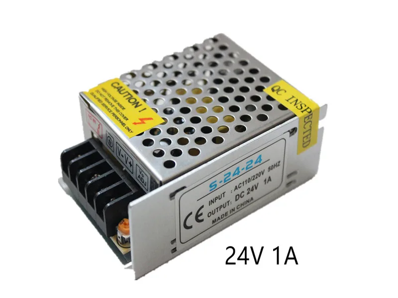 Светодиодный адаптер питания AC 110V 220V To DC 24V 1A 2A 5A 8.5A 10A 15A 20A светодиодный адаптер питания трансформатор - Испускаемый цвет: 24V 1A