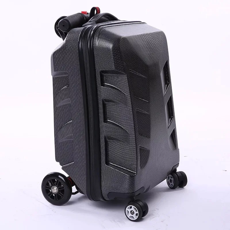Travel Luggage 21 inches Fashion Boy Scooter Suitcase Men Trolley Case Extrusion Students Backpack Business Travel Luggage Boarding Box