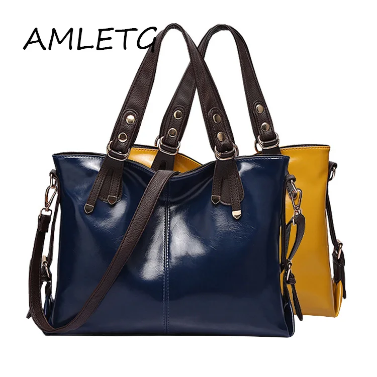 

High Quality British Style Women Bag Brand Fashion Handbags Women's Bright Leather Design Shoulder Bag Crossbody Bags Tote Bolsa
