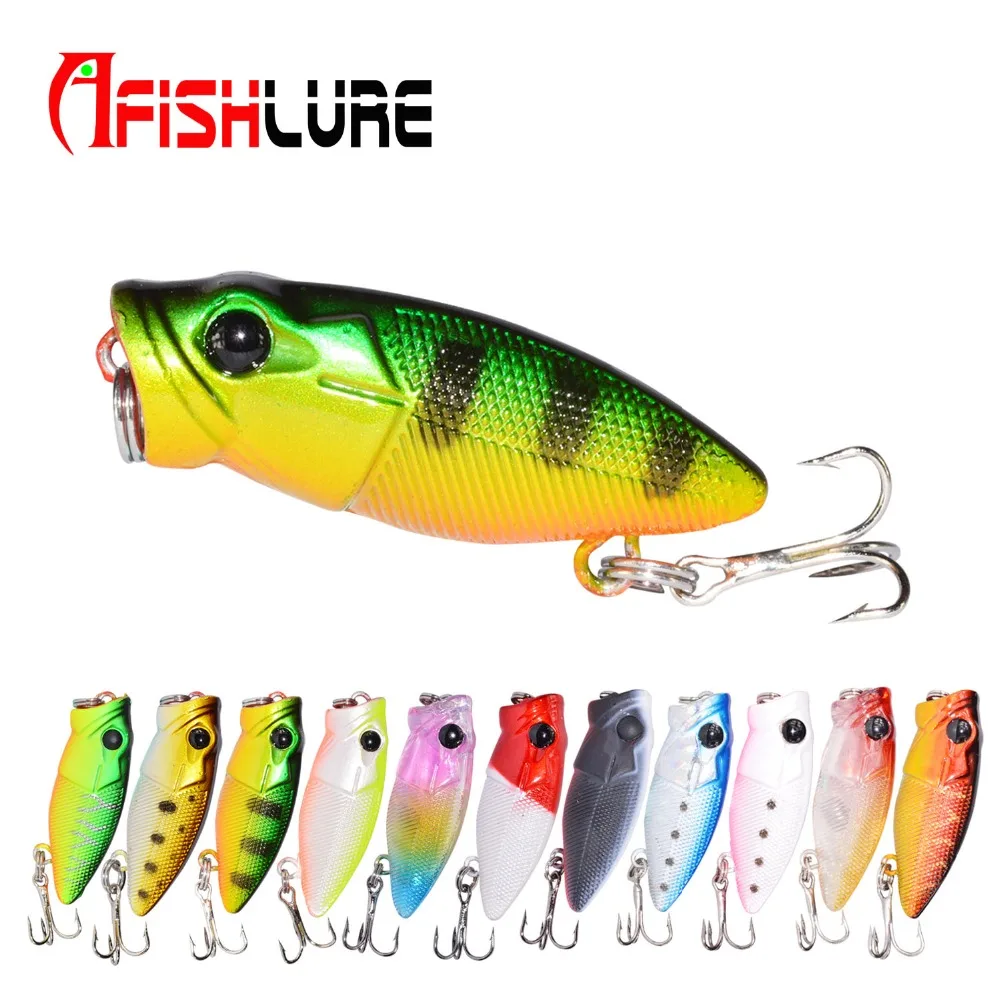 

Small Popper Hard Bait 38MM 2.8g 3D Eyes Plastic Bait Crankbait Wobblers Tackle Isca Poper Fishing Bait Topwater Plastic Bait