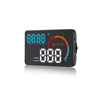 

4Inch Car Head-up Display Windscreen Projector OBD Scanner Speed Fuel Warning Alarm Diagnostic Tool Car Electronics Accessories