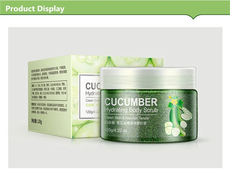 Bioaqua скраб для тела отшелушивающий гель масло ши миндаль огурец гель отбеливающий кожу отмершей кожи скраб крем уход за телом