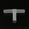 20 50pcs 4mm Tee 3 Way Aquarium Air Pump Line Tubing Joints 4mm Straight Connectors  For Fish Tank Accessories 6
