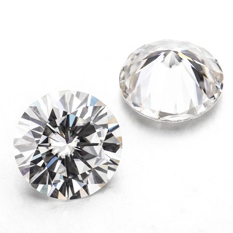 Moissanite цвет GH 6 0 мм круглые 8 сердец и стрел огранки 0.8ct бриллианты для изготовления