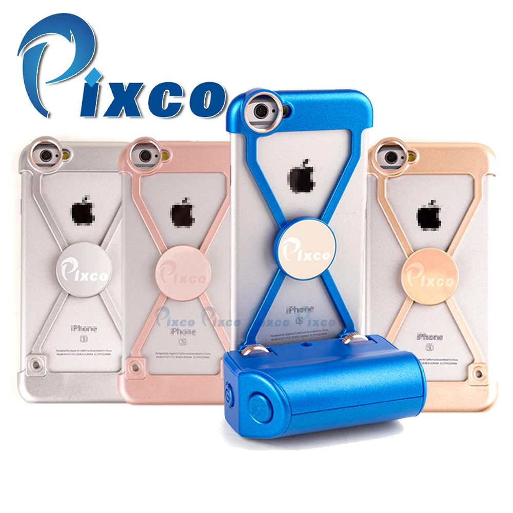 Pixco Selfie Sticks iP.hone case 4.0 bluetooth adapter bluetooth camera remote Shockproof phone case Suit For I6s-Plus