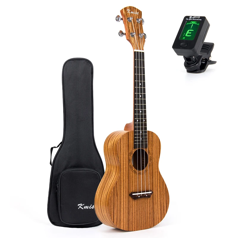 Kmise Tenor Ukulele Ukelele Uke 26 inch Zebrawood 4 String Hawaii Guitar Musical Instruments with Gig Tuner | Спорт и развлечения