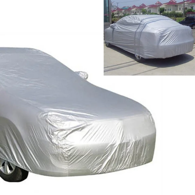 Full Car Cover Indoor Outdoor Sunscreen Heat Protection Dustproof Anti-UV Scratch-Resistant for Sedan Car Protectors Suit S-XXL 4