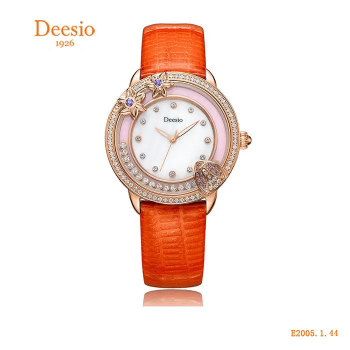 

Lady Watch for Woman Deesio Luxury Women Watches Waterproof Quartz Watch Leather Fashion Brand