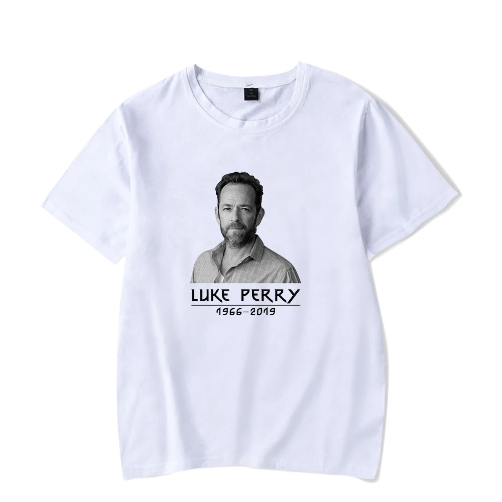 

2019 New Beverly Hills 90210 Luke Perry Print T-shirt Women/Men Funny Tops Hot Sale Tops Short Sleeve Tshirt Plus Size Tees Top