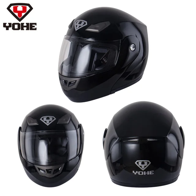 2016 YOHE Helmet New Best Sales Safe Flip Up Motorcycle Helmet With Inner Sun Visor Everybody