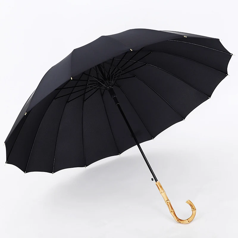 Lidar com Estilo Chuva para Feminino Masculino à Prova de Vento Yada Osso Crânio Japonês Longo Automático Golfe Guarda-chuva Guarda-sóis Ys395 16