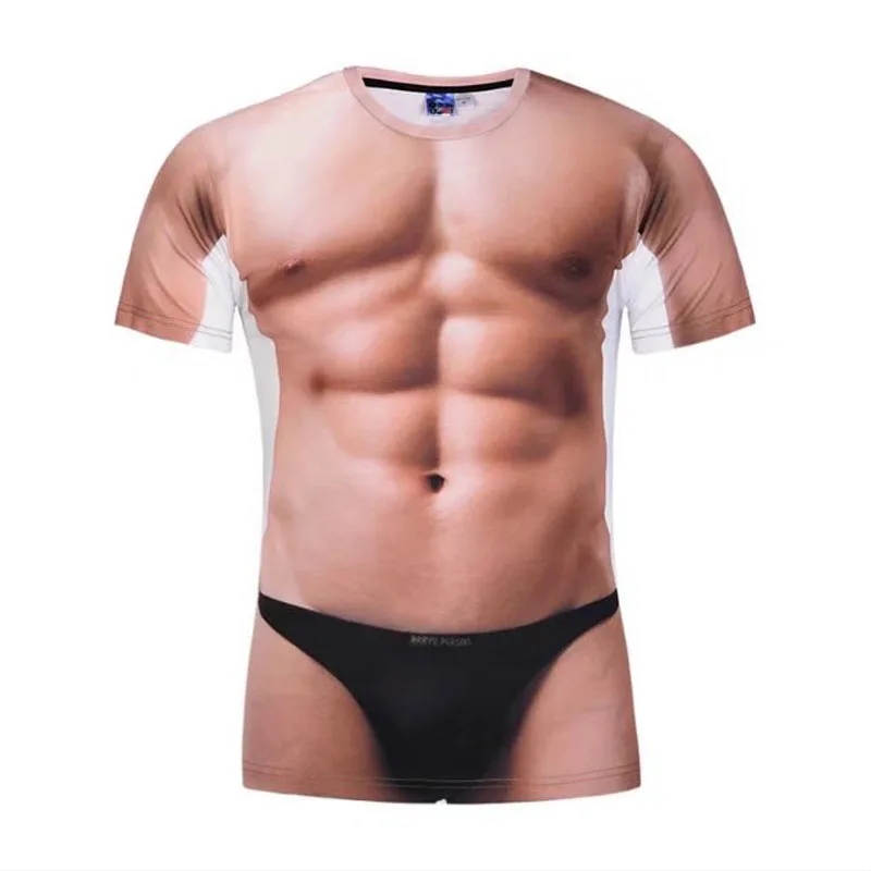 Funny Muscle T Shirts For Men Women Sexy Costumes 2018 Fashion Clothing 3D Graphics Tshirt Summer Tees Hip Hop Tops Luxtees (18)