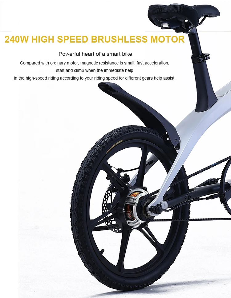 Discount 20inch electric bike S1 smart small electric bicycle 36V lithium pedal power cycling city battery scooter pas range 50km ebike 13