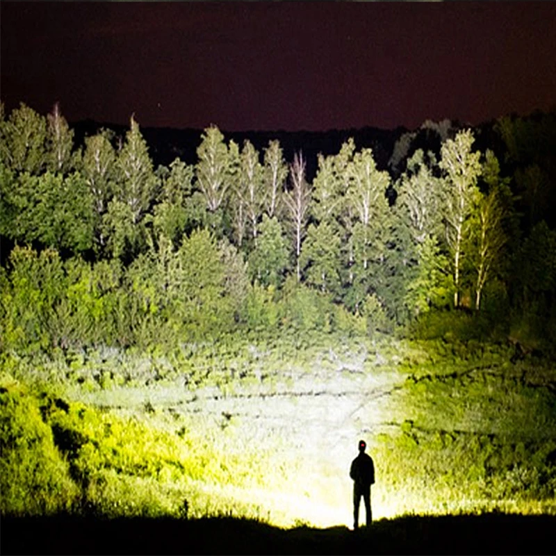 Najtaniej Super mocny reflektor 4 * XM L T6 + 2 * COB + 2 * czerwona latarka czołowa led latarka latarka Lanterna z ładowarką do baterii reflektor