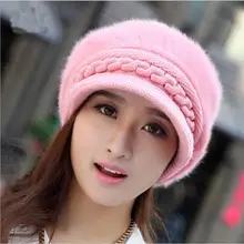 Зимние вязаные шапочки, женская шапка, зимние шапки для женщин, женская Шапка-бини для девочек, шапки Skullies, шапка Femme Snapback, шерстяная теплая шапка