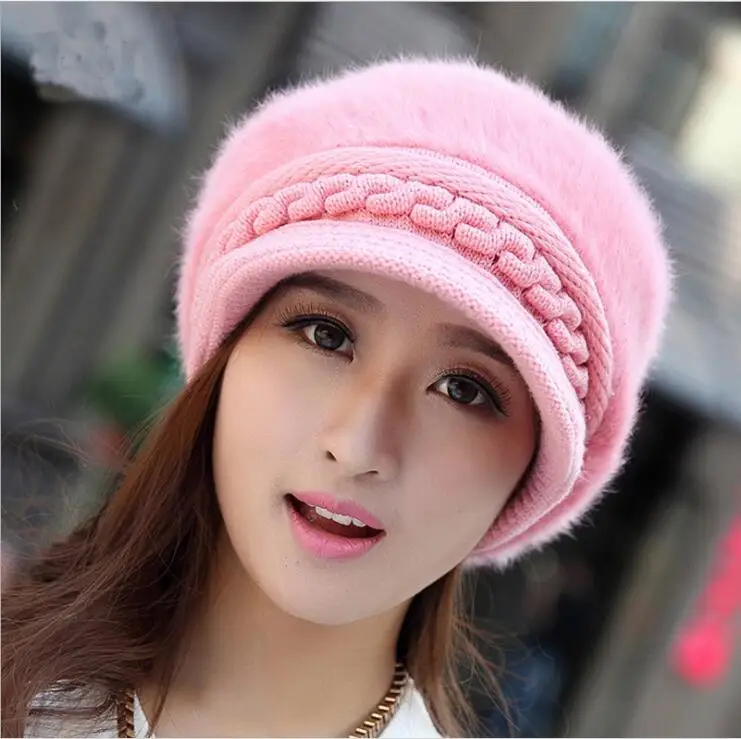 2017 зимние шапки вязаные женские для женщин шапочки девочек Skullies Femme Snapback