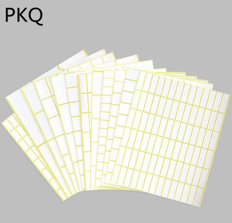 Много размеров A5 Бумага белые самоклеющиеся Стикеры чиcтая печать ярлык адреса для струйной печати лазерного принтера 15 листов