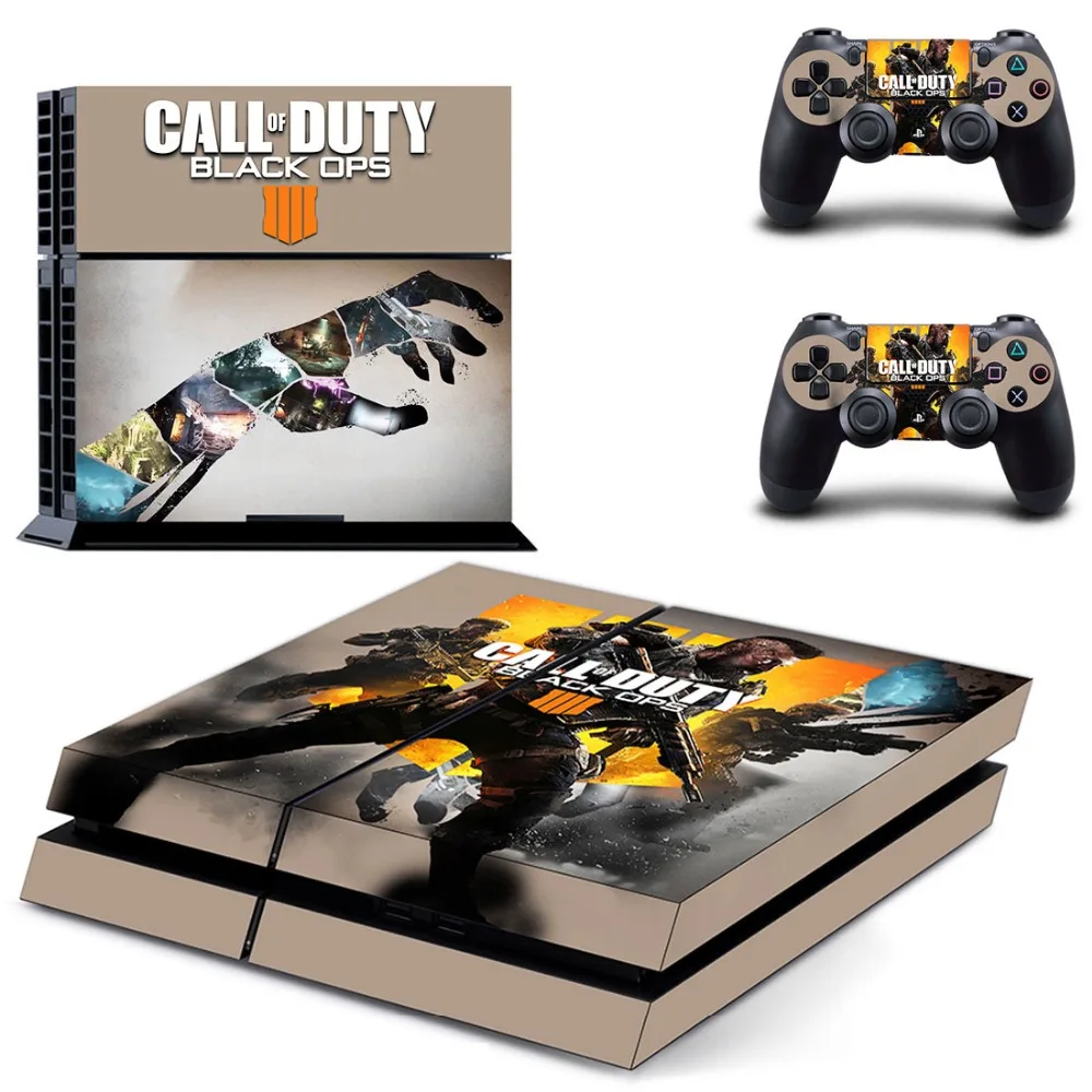 

Call of Duty: Black Ops 4 PS4 Skin Console & Controller Decal Stickers for Sony PlayStation 4 Console and Two Controller