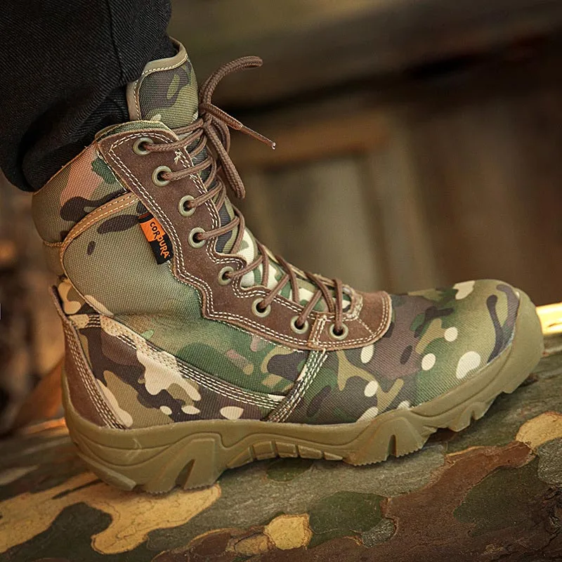 Exército verde Preto Combate Sapatos Militar Camuflagem Homens Botas De Masorini Novos Ww Escalada Tático Kamuflaj Asker Bot 673 qTPFRR
