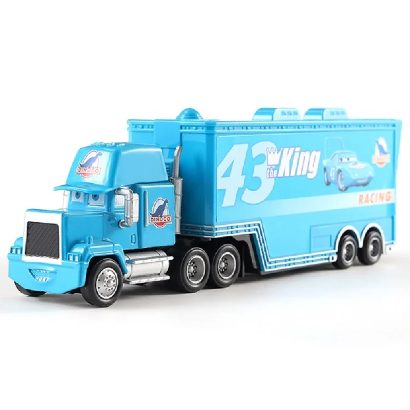 Disney Pixar машина грузовик база № 43 автомобиля Кинг грузовик Комбинации 1:55 литья под давлением металлического сплава модели автомобилей игрушки машины детские трусы-боксеры, детские подарки - Цвет: 2