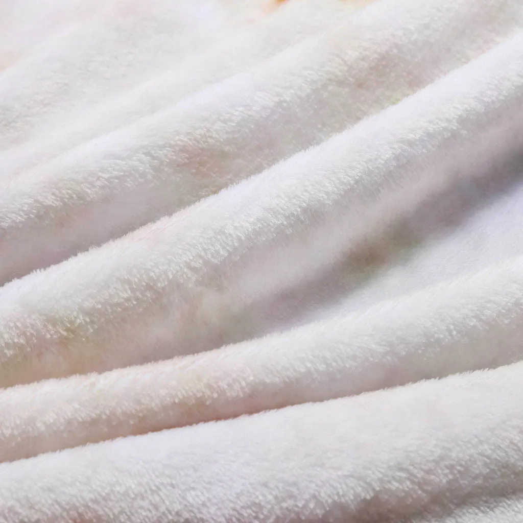 Серия Burrito, чехол для кондиционера, одеяло с цветочным принтом, плюшевое одеяло из шерпы, семейное одеяло для детей, Прямая поставка
