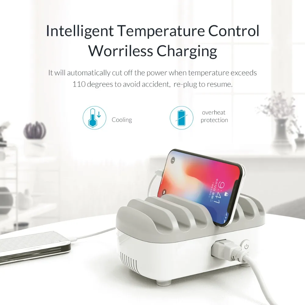 ORICO 7-Port USB Charging Station Dock with Holder (7)