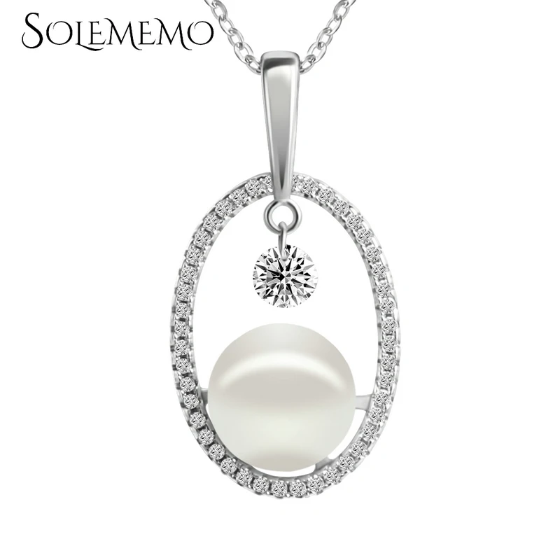 Solememo Джоя Perla 925 Стерлингов-Серебро-Ювелирные Изделия Изысканные Перл Ювелирные