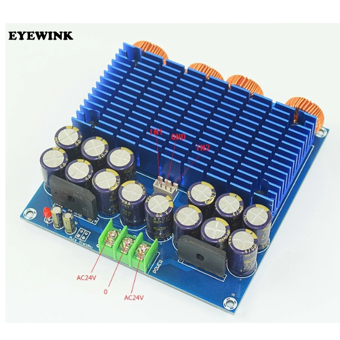 

NEW 2018 TDA8954 2.0 Class D high-power audio amplifier board 420W*2
