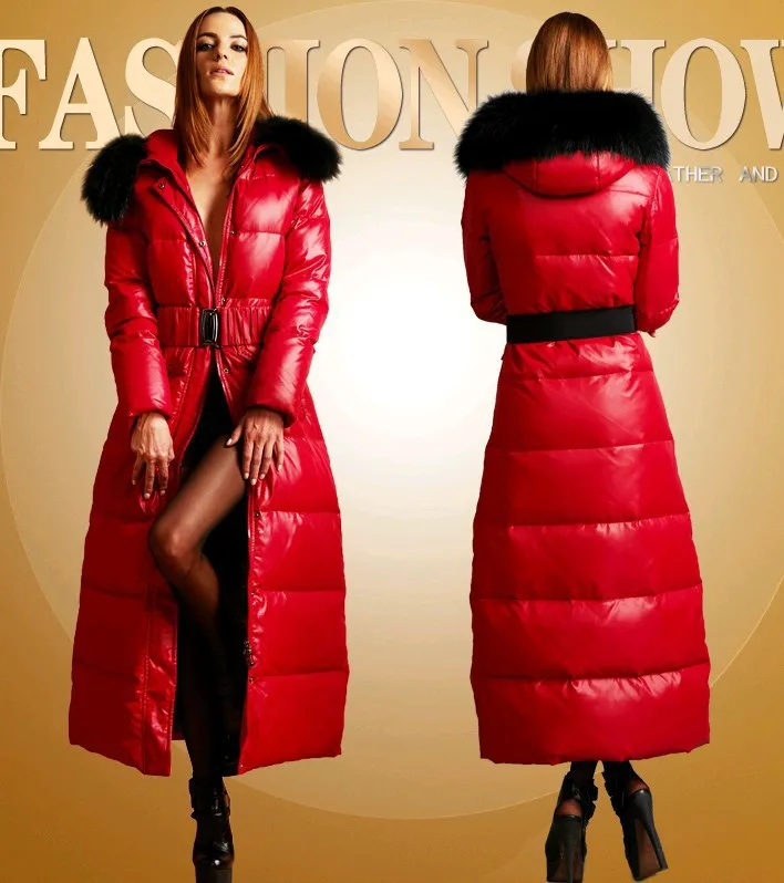red down coat