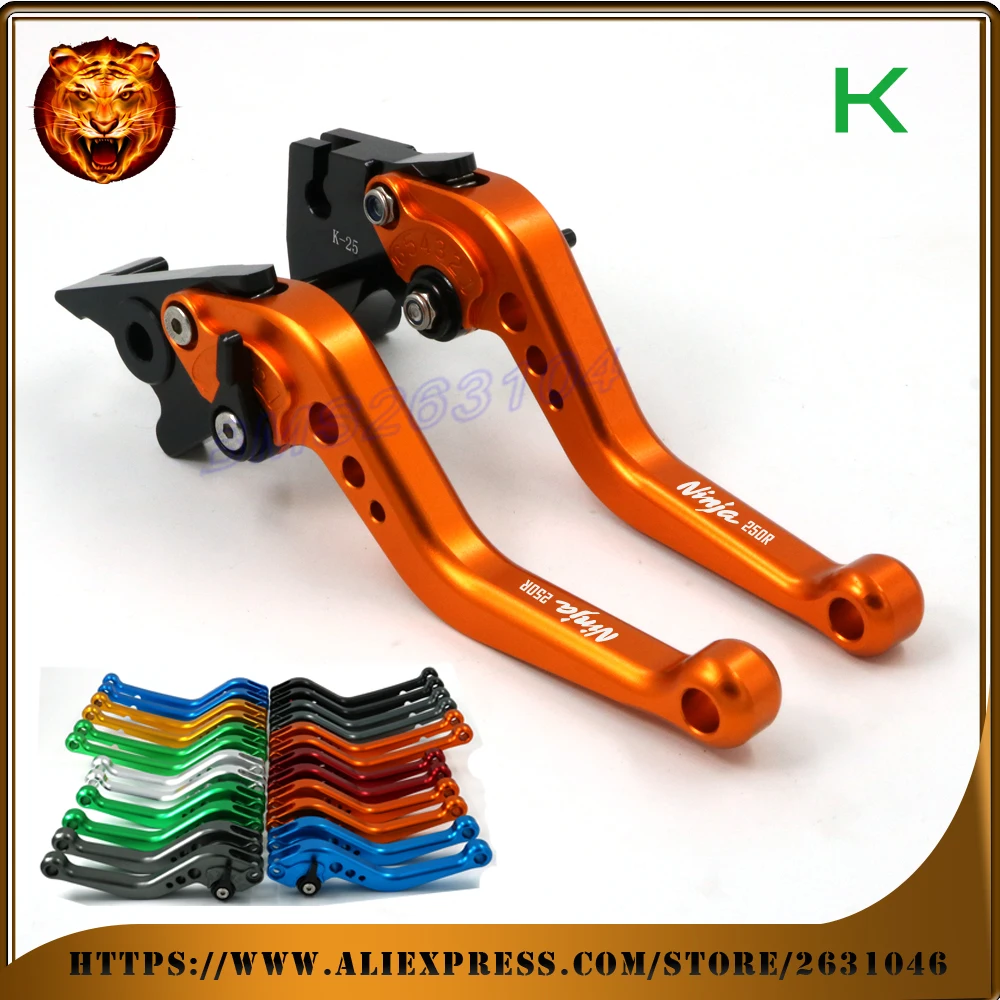 Регулируемые сцепные рычаги для Kawasaki NINJA250R NINJA250 250R 2013 14 15 16 Бесплатная доставка с
