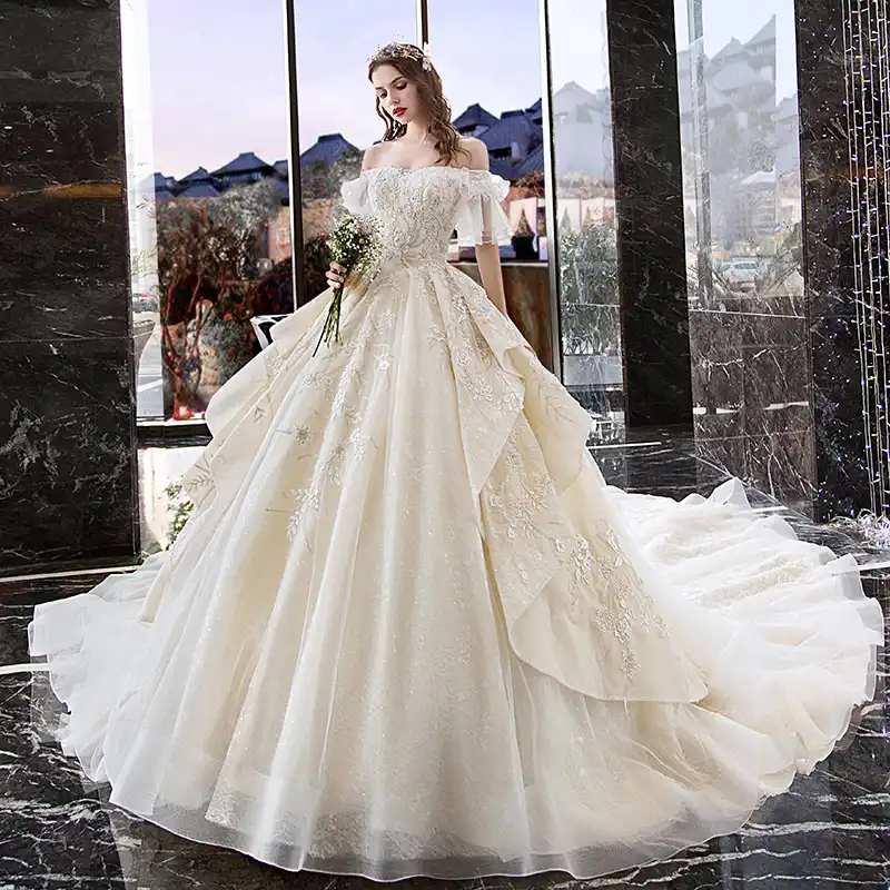 Vestido Branco Wedding Dresses 2019 New Bride Is A Sky Word
